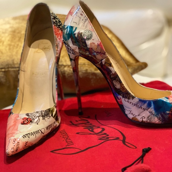 CHRISTIAN LOUBOUTIN Patent So Kate 120 Pump Multicolor - Picture 4 of 5